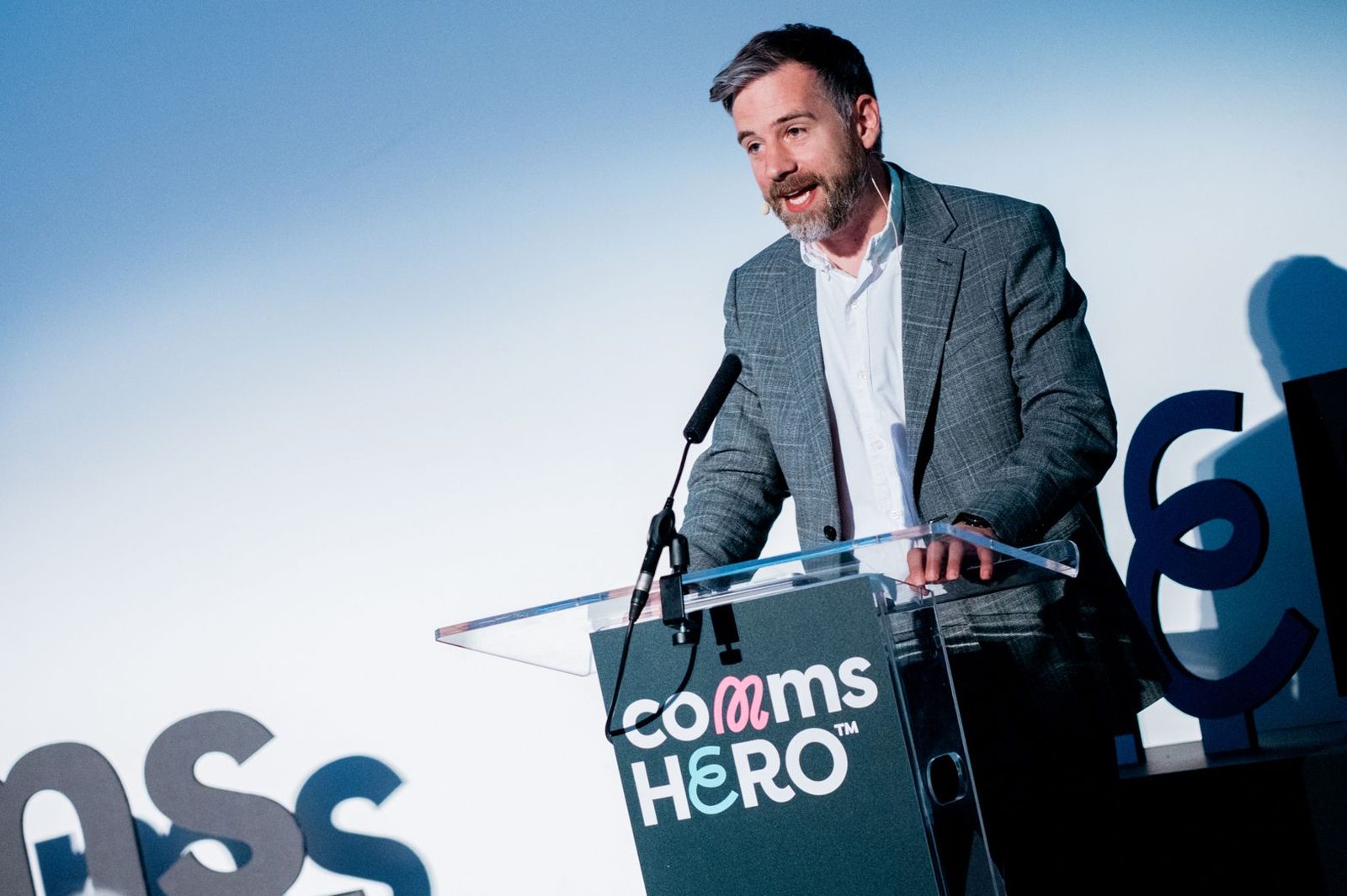 Steve Hayes delivering a keynote