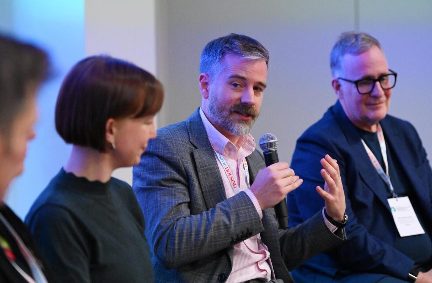 Steve Hayes on a conference panel